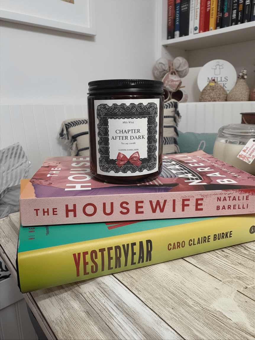 Chapters & Scents Collection-7oz candleMillswickscented candlessoycandlesMills WicklatinaownedChapters & Scents Collection-7oz candlescentedsoycandles