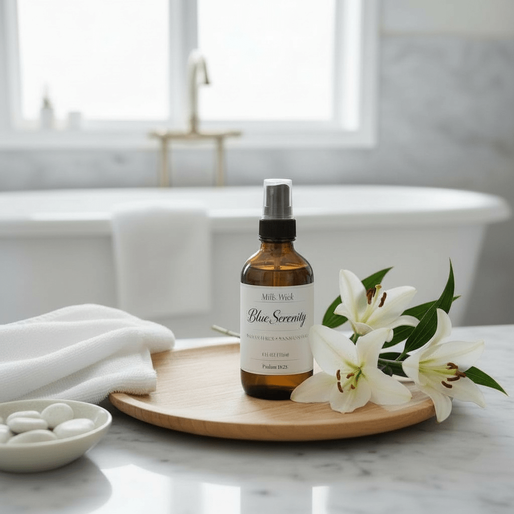 Blue serenity room spray 4fl ozMillswickRoom spraysoycandlesMills WicklatinaownedBlue serenity room spray 4fl ozscentedsoycandles