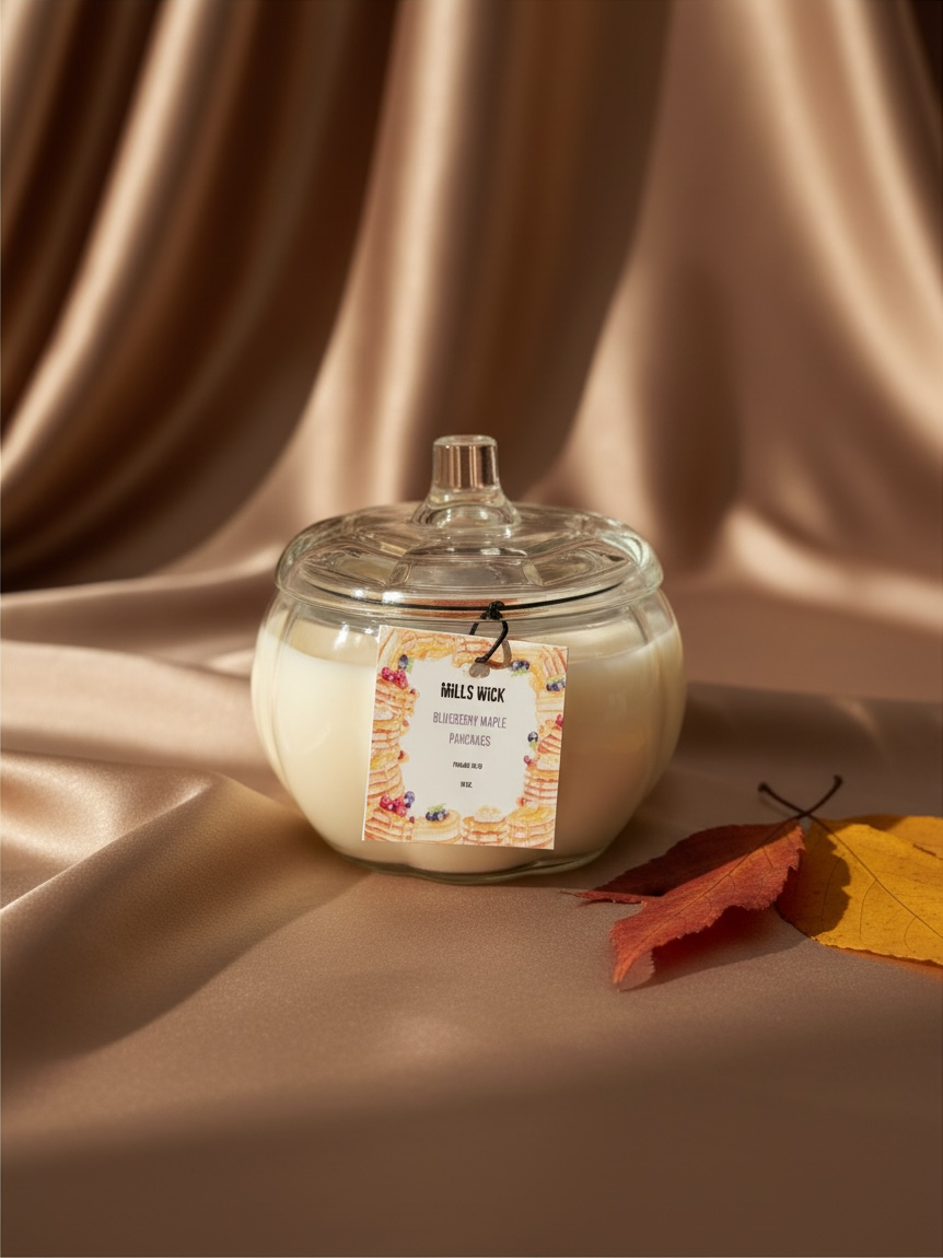 Blueberry Maple Pancakes — Soy Candle 16 oz