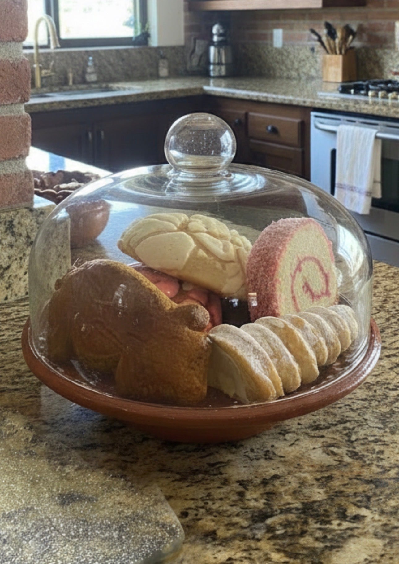 🌾 Handmade Barro Pan Dulce Cake Stand