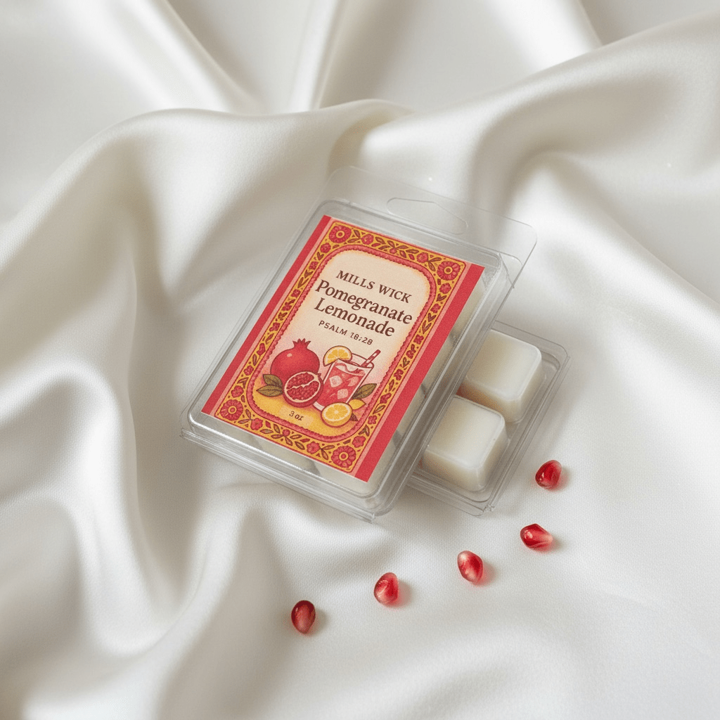 Pomegranate Lemonade Wax Melts – 3 ozMillswickscented candlessoycandlesMills WicklatinaownedPomegranate Lemonade Wax Melts – 3 ozscentedsoycandles