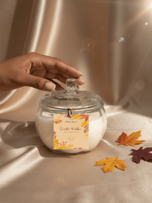 Sweater Weather — Soy Candle 16 ozMillswickscented candlessoycandlesMy StorelatinaownedSweater Weather — Soy Candle 16 ozscentedsoycandles