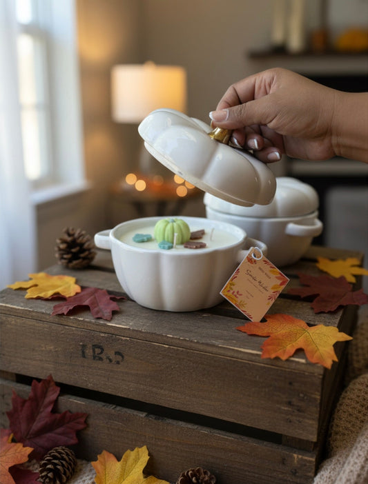 🍂 Autumn Ceramic Pumpkin Collection 🎃MillswicksoycandlesMills Wicklatinaowned🍂 Autumn Ceramic Pumpkin Collection 🎃scentedsoycandles
