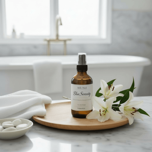 Blue serenity room spray 4fl ozMillswickRoom spraysoycandlesMills WicklatinaownedBlue serenity room spray 4fl ozscentedsoycandles