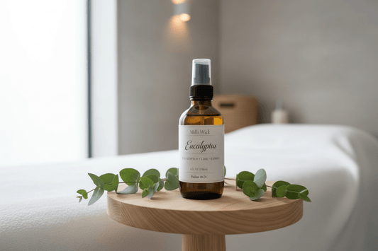 Eucalyptus Room Spray – 4 fl ozMillswickRoom spraysoycandlesMills WicklatinaownedEucalyptus Room Spray – 4 fl ozscentedsoycandles