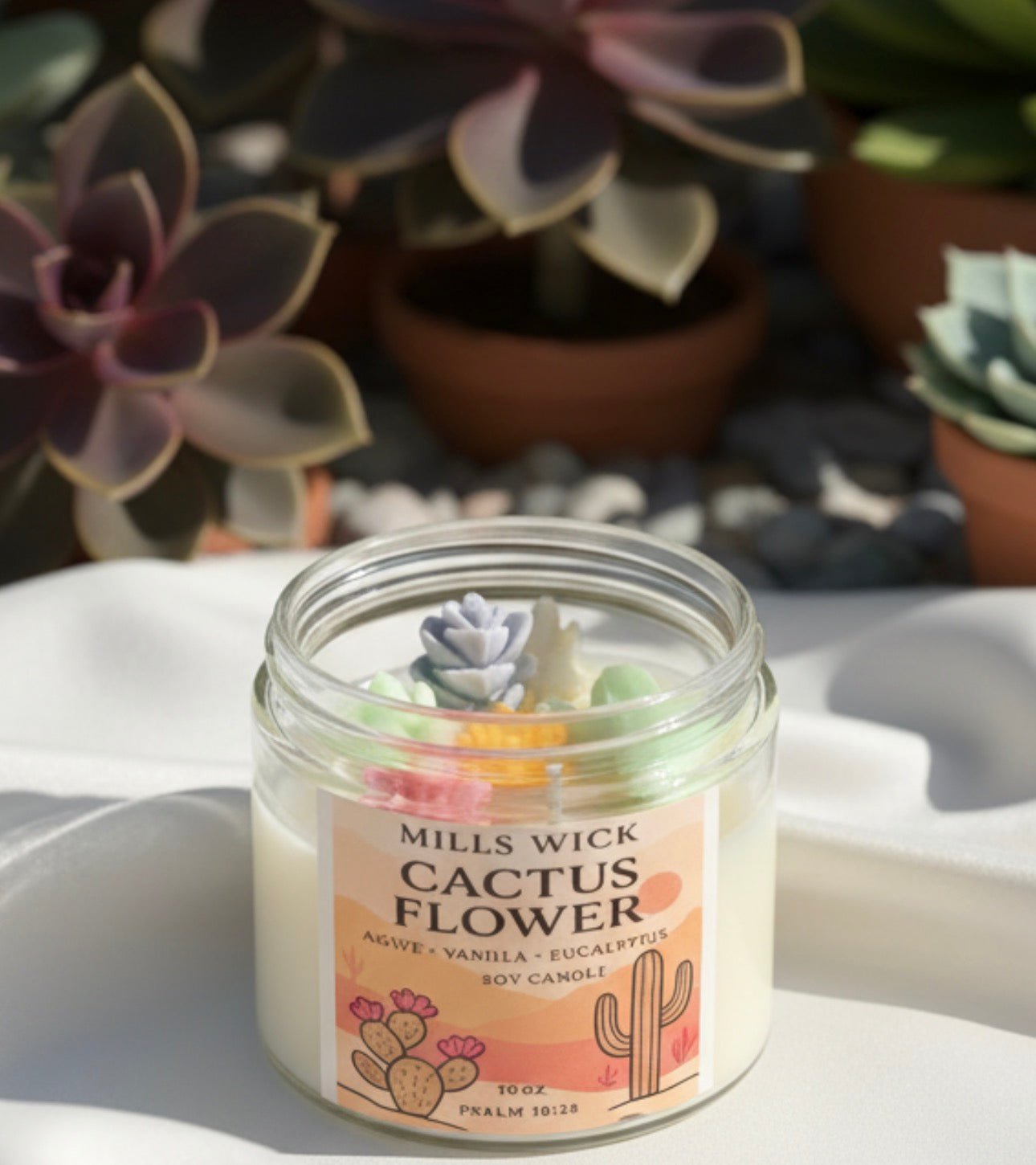 Cactus flower 🌵Millswickscented candlessoycandlesMills WicklatinaownedCactus flower 🌵scentedsoycandles