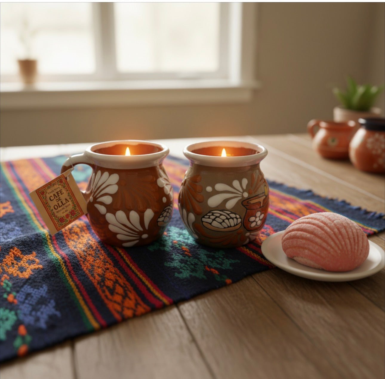 Café de Olla – 12 oz Soy Candle in Reusable Mexican Pottery MugMillswickscented candlessoycandlesMills WicklatinaownedCafé de Olla – 12 oz Soy Candle in Reusable Mexican Pottery Mugscentedsoycandles