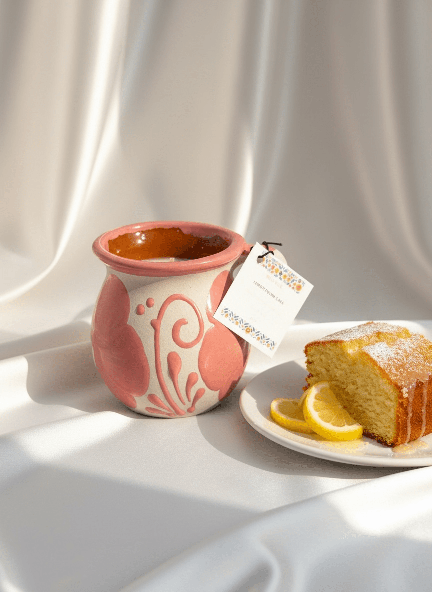 🍋 Lemon Pound Cake | 12 oz Soy Candle in Mexican TazaMillswicksoycandlesMills Wicklatinaowned🍋 Lemon Pound Cake | 12 oz Soy Candle in Mexican Tazascentedsoycandles