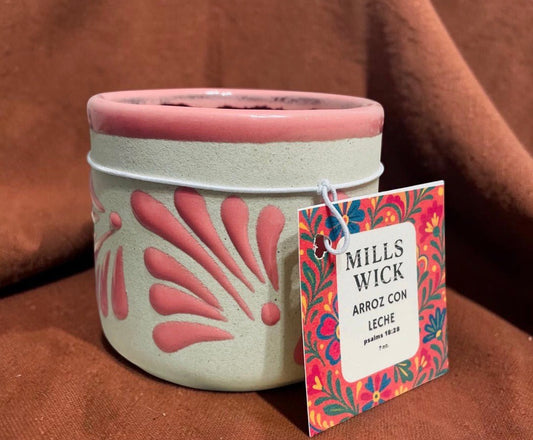 Arroz con leche candleMillswicksoycandlesMills WicklatinaownedArroz con leche candlescentedsoycandles